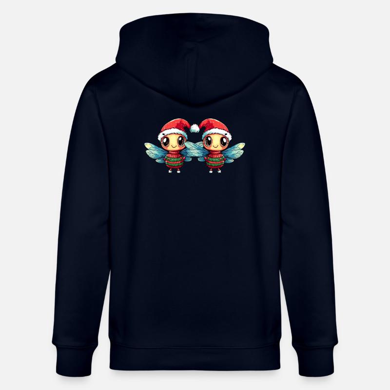 L’équipe de Noël de Dragonfly - Veste à capuche bio CULTIVATOR Stanley/Stella Unisexe - marine
