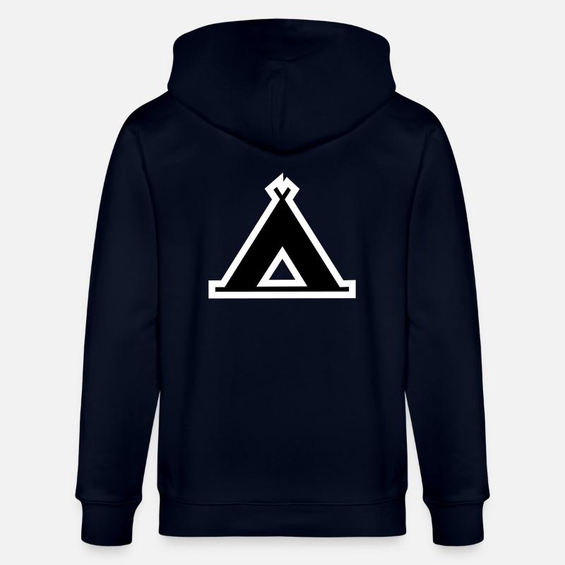 Camping amour - Veste à capuche bio CULTIVATOR Stanley/Stella Unisexe - marine