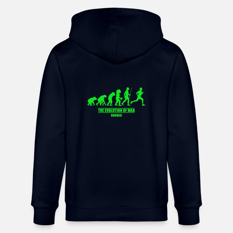 Läufer Evolution Läufer - Stanley/Stella Unisex Bio-Kapuzenjacke CULTIVATOR  - Navy