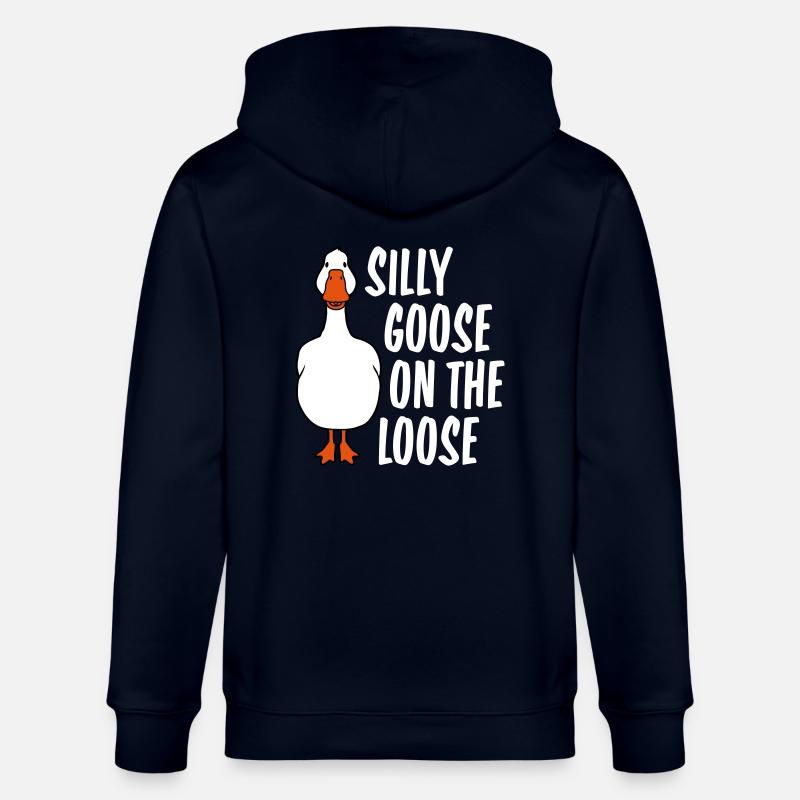 oie en liberté - Veste à capuche bio CULTIVATOR Stanley/Stella Unisexe - marine