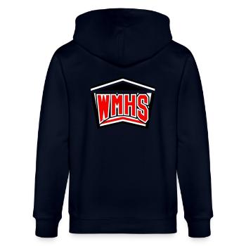 WMHS 2 - Veste à capuche bio CULTIVATOR Stanley/Stella Unisexe - marine - Dos - Anna (173cm)