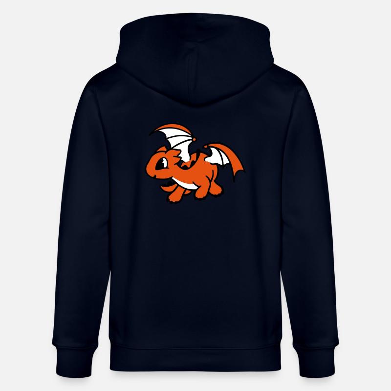 Drache - Stanley/Stella Unisex Bio-Kapuzenjacke CULTIVATOR  - Navy