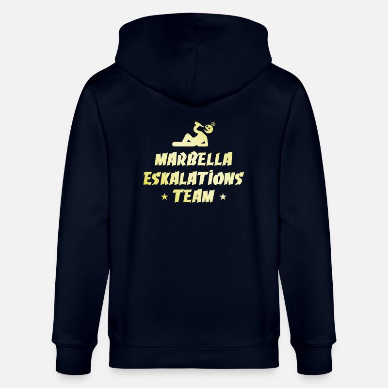 Escalade à Marbella - Veste à capuche bio CULTIVATOR Stanley/Stella Unisexe - marine