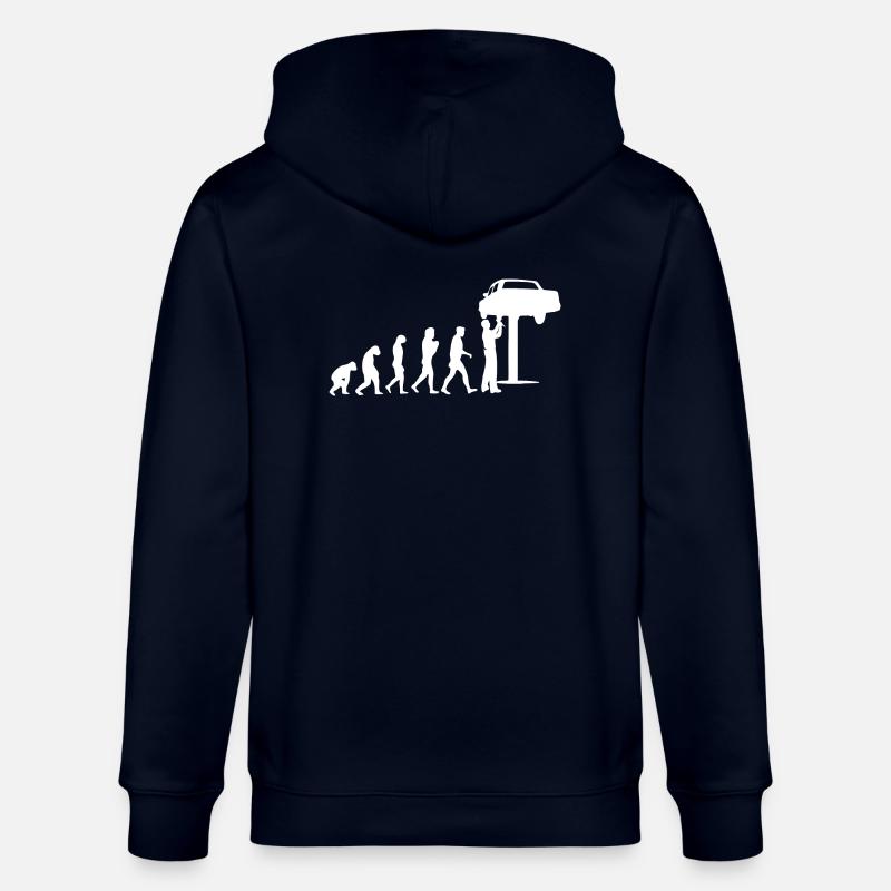 Mechaniker Evolution - Stanley/Stella Unisex Bio-Kapuzenjacke CULTIVATOR  - Navy