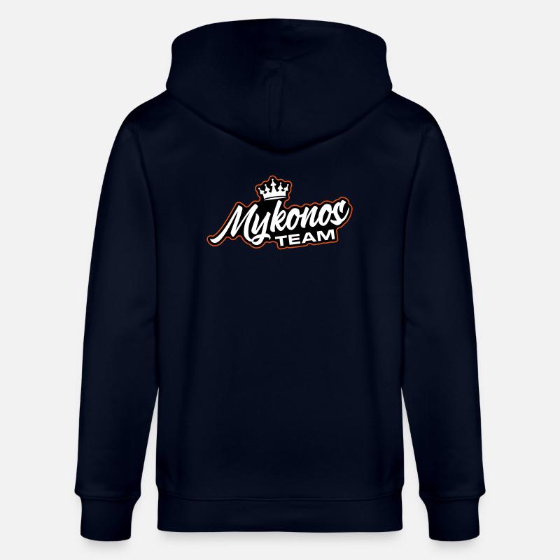 L’équipe de Mykonos - Veste à capuche bio CULTIVATOR Stanley/Stella Unisexe - marine
