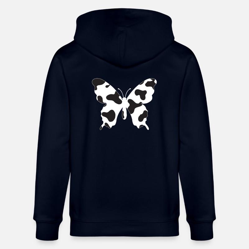 Papillon de vache - Veste à capuche bio CULTIVATOR Stanley/Stella Unisexe - marine