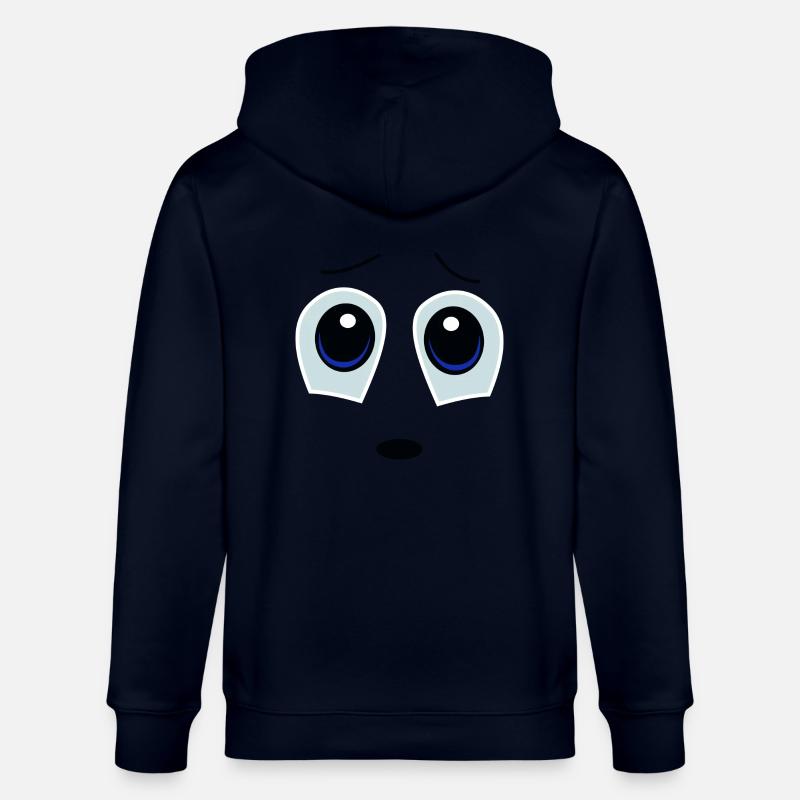 comic-face2 - Stanley/Stella Unisex Bio-Kapuzenjacke CULTIVATOR  - Navy