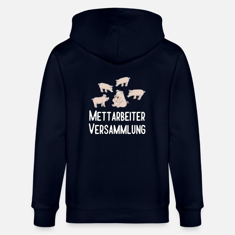 Mettarbeiterversammlung - Stanley/Stella Unisex Bio-Kapuzenjacke CULTIVATOR  - Navy