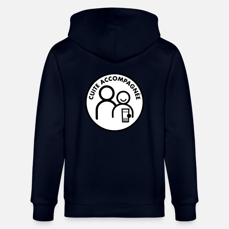 Cuite accompagnée (2c) - Veste à capuche bio CULTIVATOR Stanley/Stella Unisexe - marine