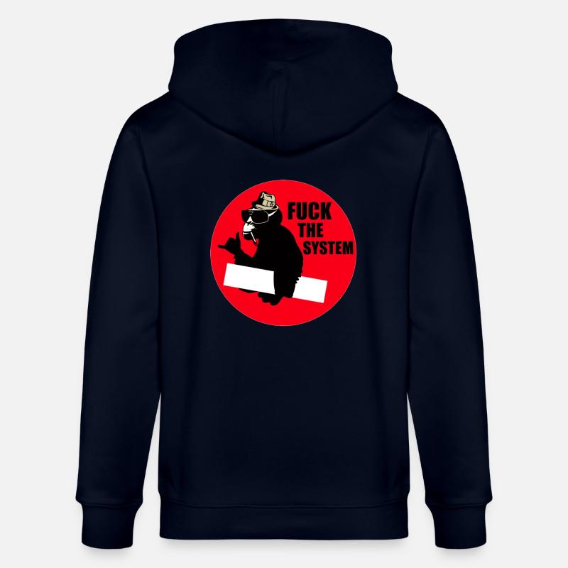 baiser le système - Veste à capuche bio CULTIVATOR Stanley/Stella Unisexe - marine