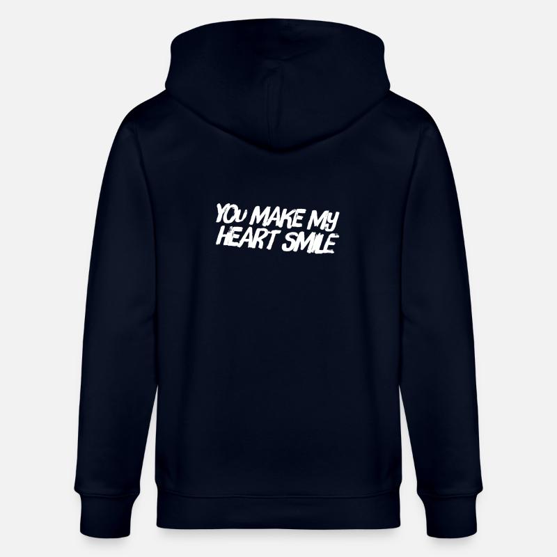 tu es mon trésor - Veste à capuche bio CULTIVATOR Stanley/Stella Unisexe - marine