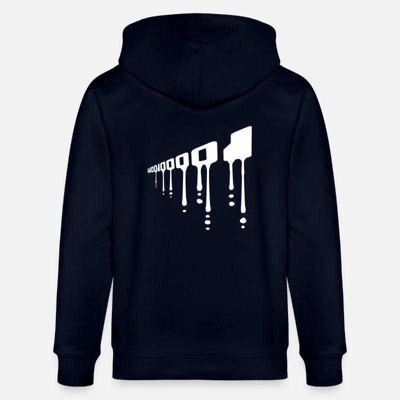 Binär Code Programm Sprache - Stanley/Stella Unisex Bio-Kapuzenjacke CULTIVATOR  - Navy