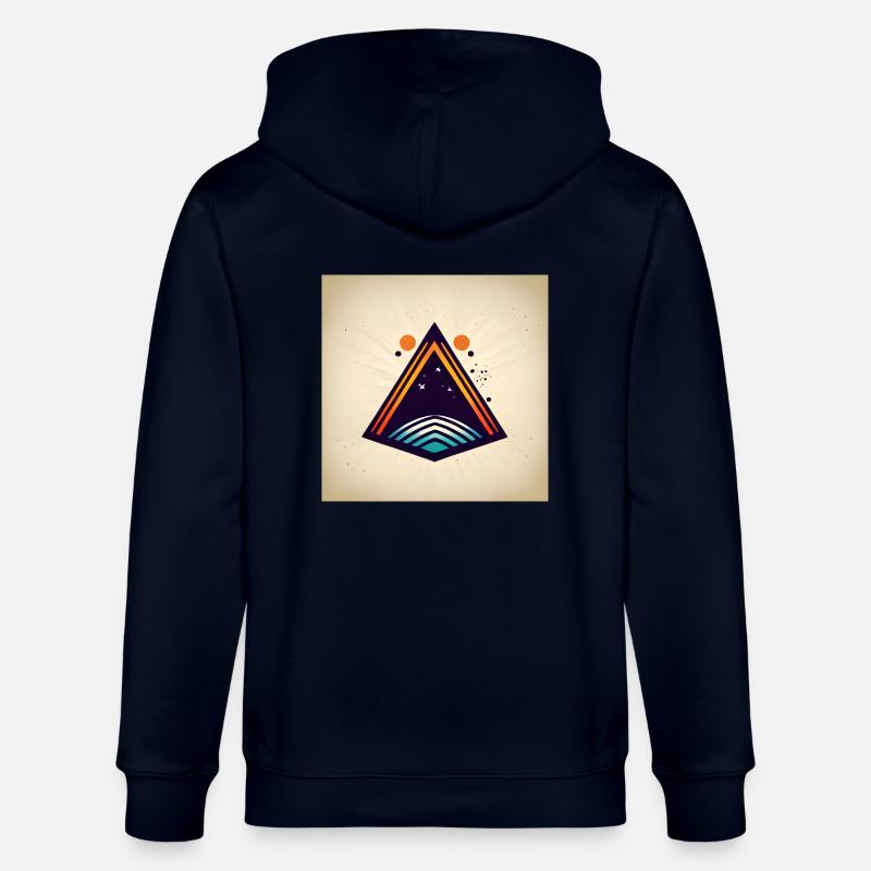 Triangle de l’espace - Veste à capuche bio CULTIVATOR Stanley/Stella Unisexe - marine