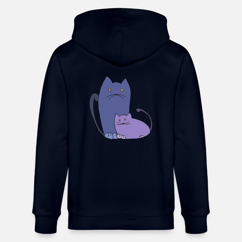 Chats - Veste à capuche bio CULTIVATOR Stanley/Stella Unisexe - marine