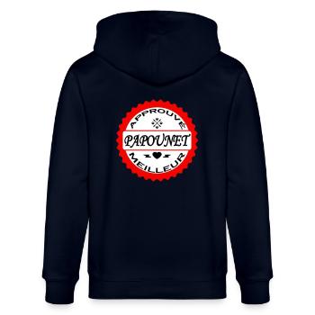 Approuvé meilleur PAPOUNET - Veste à capuche bio CULTIVATOR Stanley/Stella Unisexe - marine - Dos - Anna (173cm)