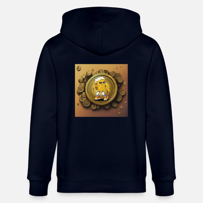 Dancing Beerman - Stanley/Stella Unisex Bio-Kapuzenjacke CULTIVATOR  - Navy