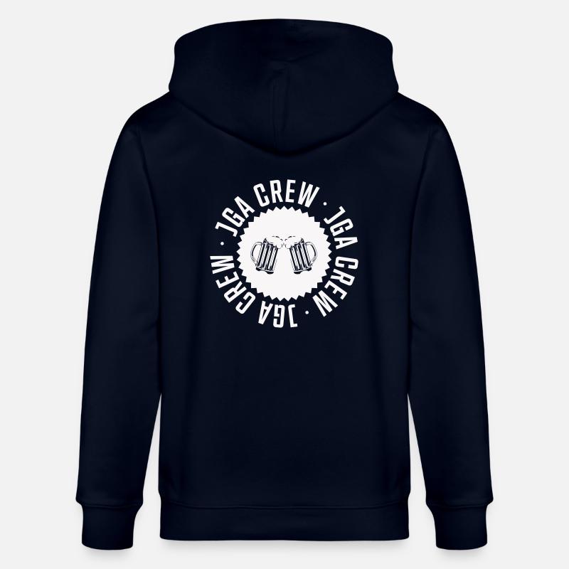 jga crew bier - Stanley/Stella Unisex Bio-Kapuzenjacke CULTIVATOR  - Navy