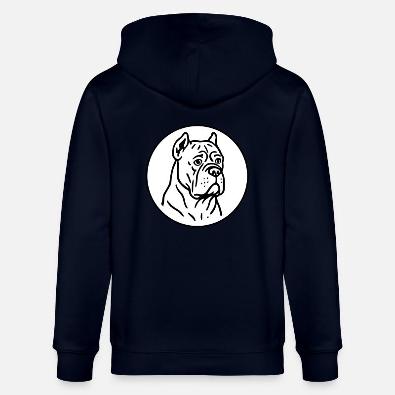 Cane Corso - Stanley/Stella Unisex Bio-Kapuzenjacke CULTIVATOR  - Navy