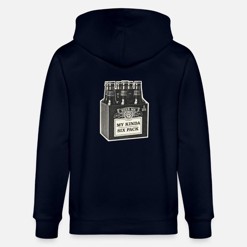 My Kinda Six Pack - Stanley/Stella Unisex Bio-Kapuzenjacke CULTIVATOR  - Navy