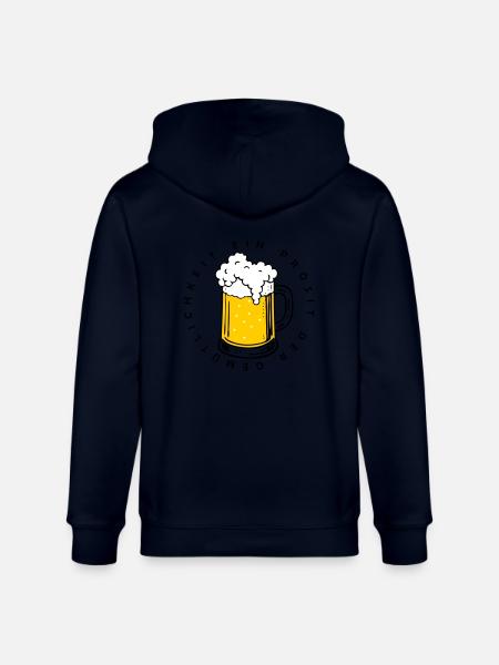 Ein Prosit der Gemütlichkeit - Stanley/Stella CULTIVATOR Unisex Organic Hooded Jacket - navy