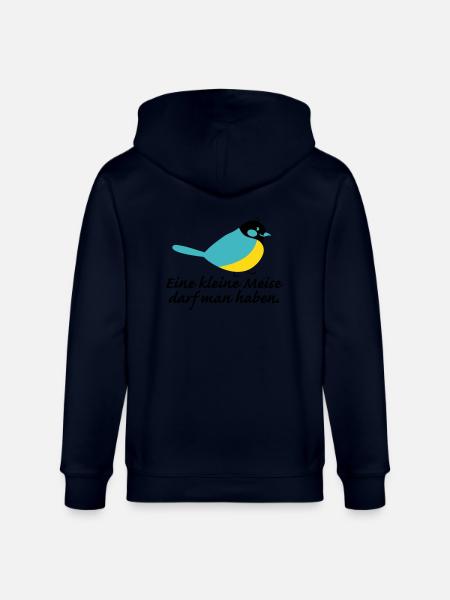 kleine Meise - Stanley/Stella Unisex Bio-Kapuzenjacke CULTIVATOR  - Navy
