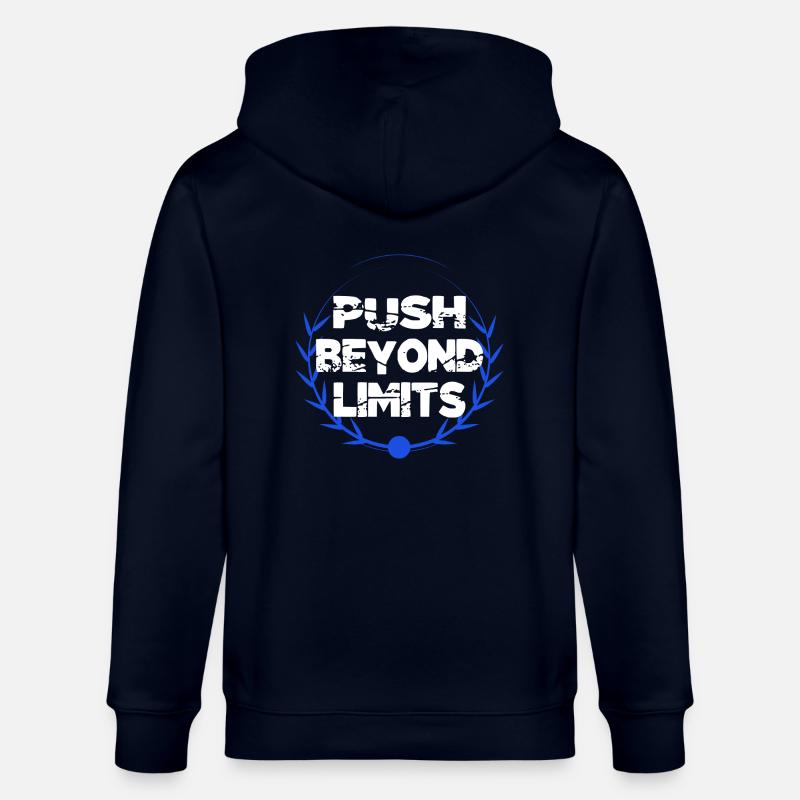 Workouts High-Intensity Training - Stanley/Stella CULTIVATOR Unisex Organic Hooded Jacket - navy