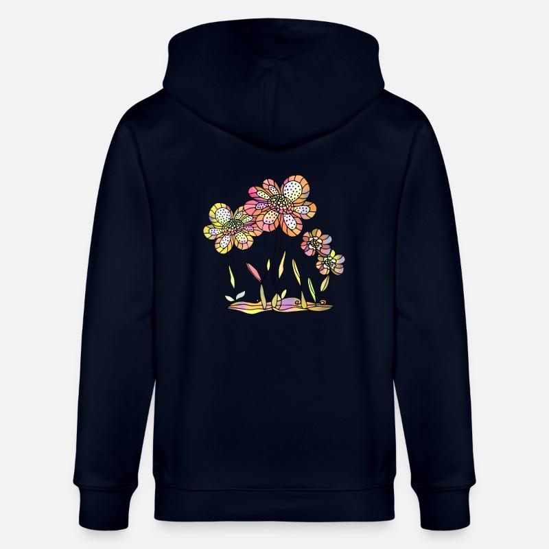 Fleur - Veste à capuche bio CULTIVATOR Stanley/Stella Unisexe - marine