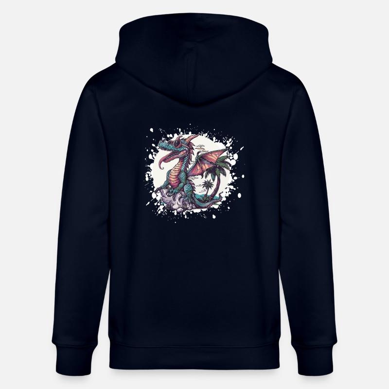 Vacances d’été du Dragon - Veste à capuche bio CULTIVATOR Stanley/Stella Unisexe - marine