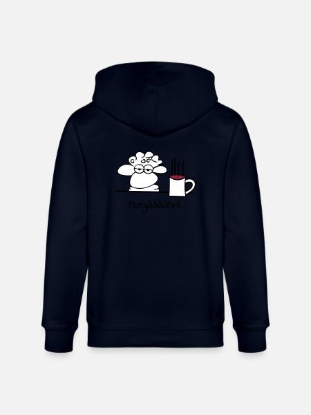 sleepy sheep - Stanley/Stella CULTIVATOR Unisex Organic Hooded Jacket - navy