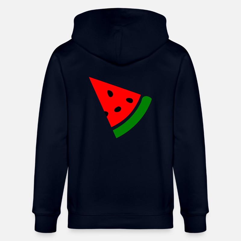 Melon pastèque - Veste à capuche bio CULTIVATOR Stanley/Stella Unisexe - marine