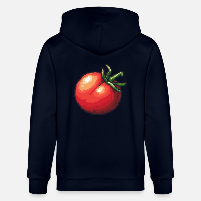 Joueur de pixels de tomate - Veste à capuche bio CULTIVATOR Stanley/Stella Unisexe - marine