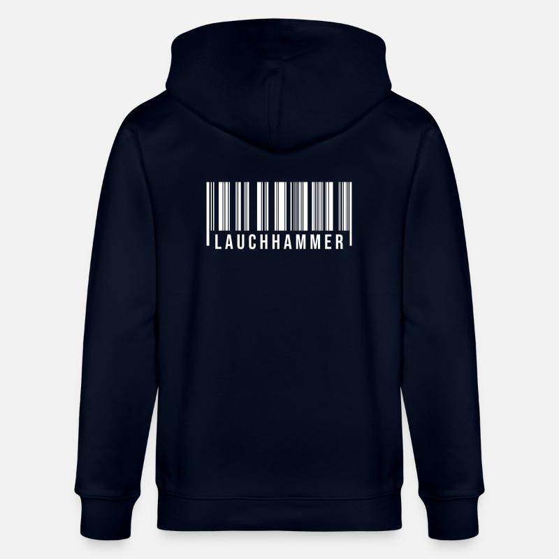 Lauchhammer Strichcode - Stanley/Stella Unisex Bio-Kapuzenjacke CULTIVATOR  - Navy