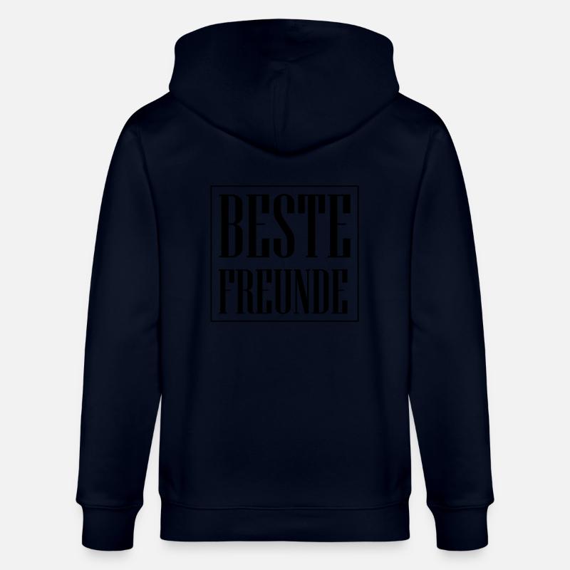 Beste Freunde Freundschaft - Stanley/Stella Unisex Bio-Kapuzenjacke CULTIVATOR  - Navy