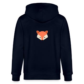 Sweet Fox - Stanley/Stella Unisex Bio-Kapuzenjacke CULTIVATOR  - Navy - Hinten - Anna (173cm)
