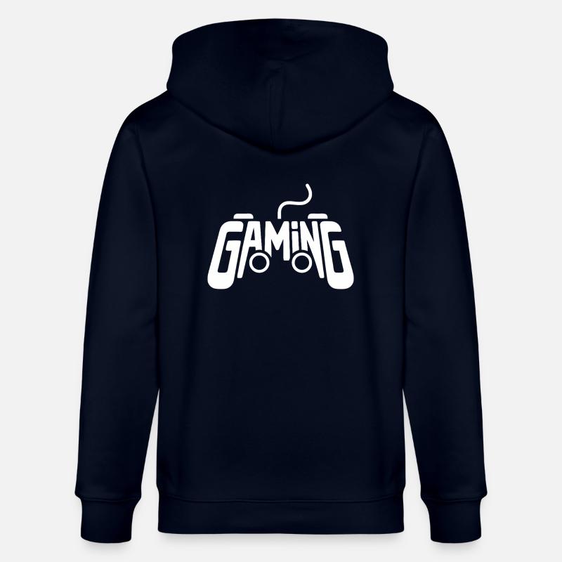 Gaming Controller Gamer Videospiel Controller - Stanley/Stella Unisex Bio-Kapuzenjacke CULTIVATOR  - Navy