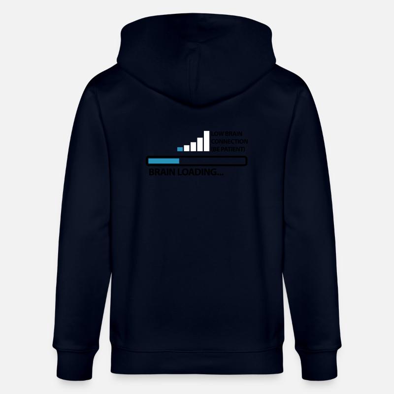 low_brain_connetion_loading_3c - Veste à capuche bio CULTIVATOR Stanley/Stella Unisexe - marine