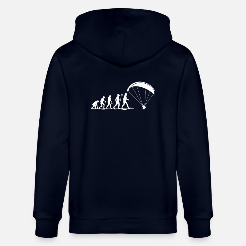 evolution paragliding - Veste à capuche bio CULTIVATOR Stanley/Stella Unisexe - marine