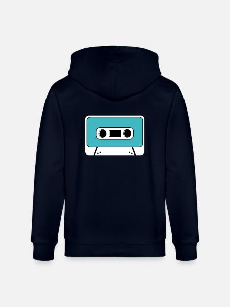 cassette - Veste à capuche bio CULTIVATOR Stanley/Stella Unisexe - marine