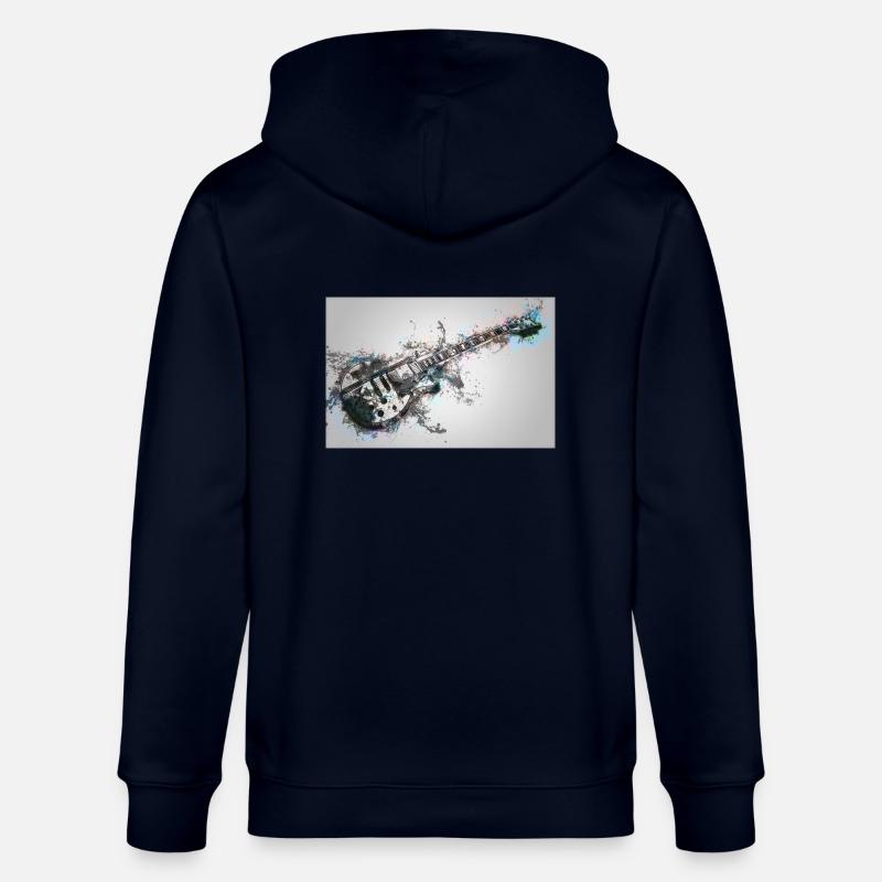 Electro Guitar - Stanley/Stella Unisex Bio-Kapuzenjacke CULTIVATOR  - Navy