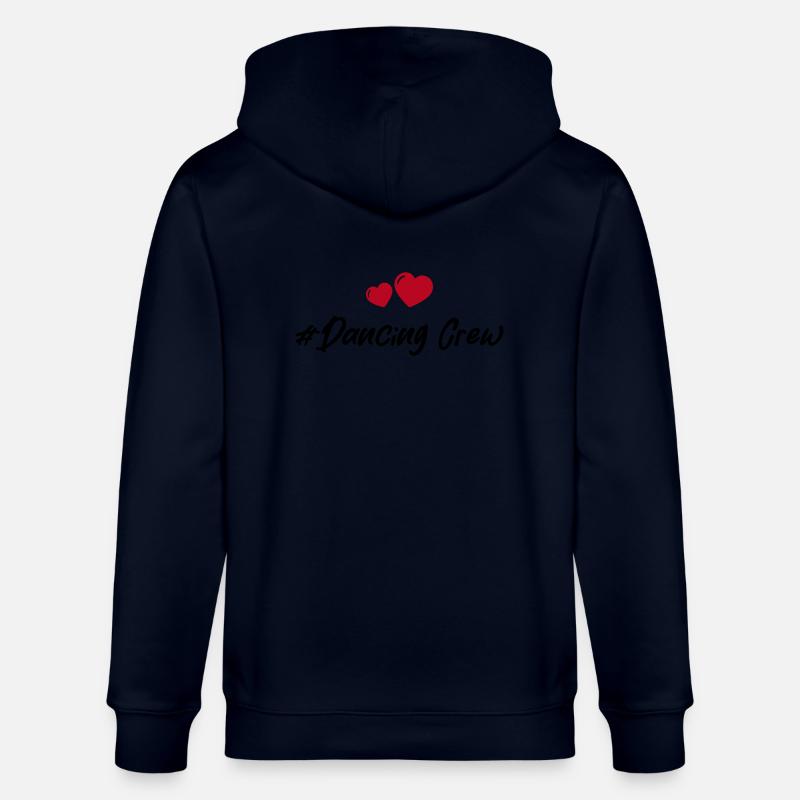 dancing crew herz - Stanley/Stella Unisex Bio-Kapuzenjacke CULTIVATOR  - Navy