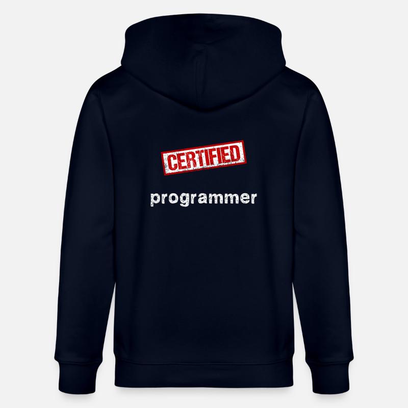 Programmeur - Veste à capuche bio CULTIVATOR Stanley/Stella Unisexe - marine