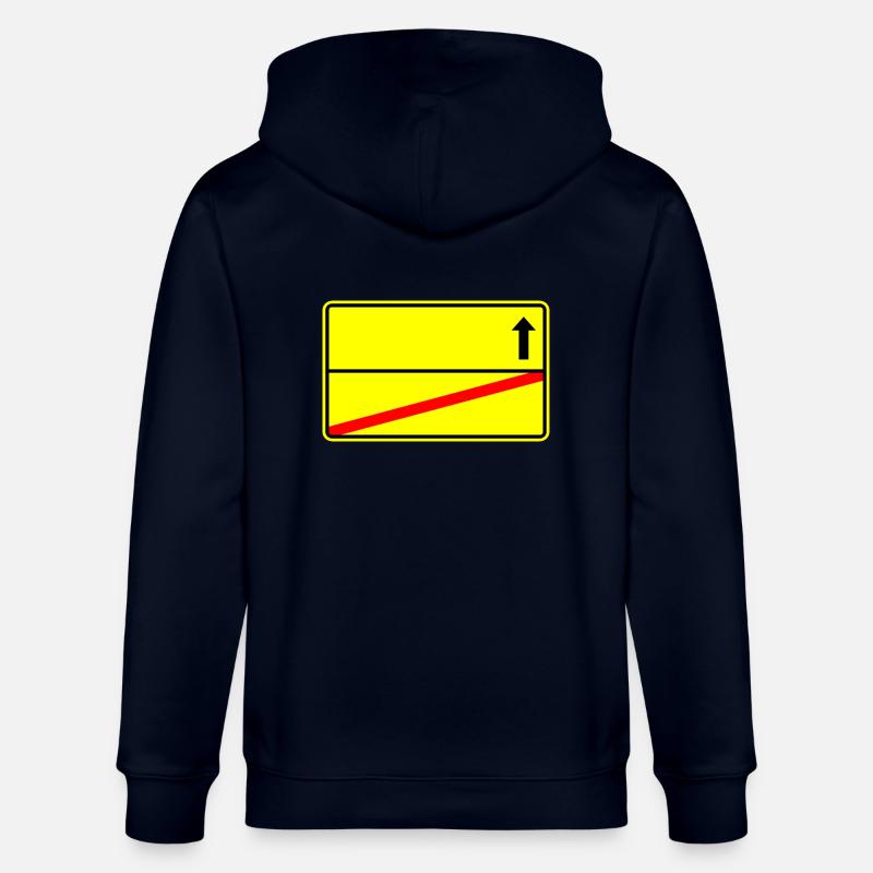 Panneau de signalisation modèle - Veste à capuche bio CULTIVATOR Stanley/Stella Unisexe - marine