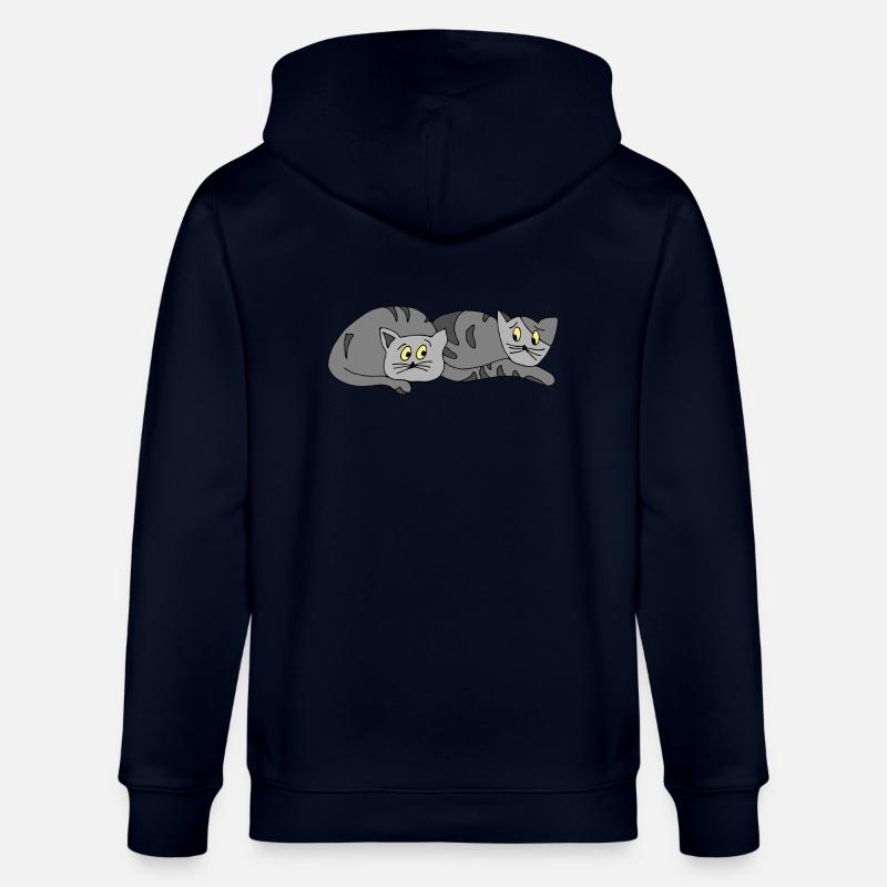 Chats - Veste à capuche bio CULTIVATOR Stanley/Stella Unisexe - marine