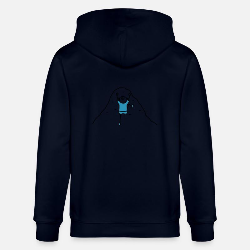 Klettern Kletterwand - V2 - Stanley/Stella Unisex Bio-Kapuzenjacke CULTIVATOR  - Navy