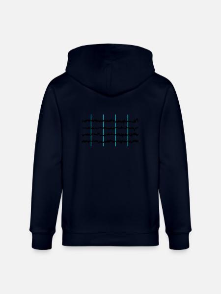 brainwaves - Stanley/Stella Unisex Bio-Kapuzenjacke CULTIVATOR - Navy