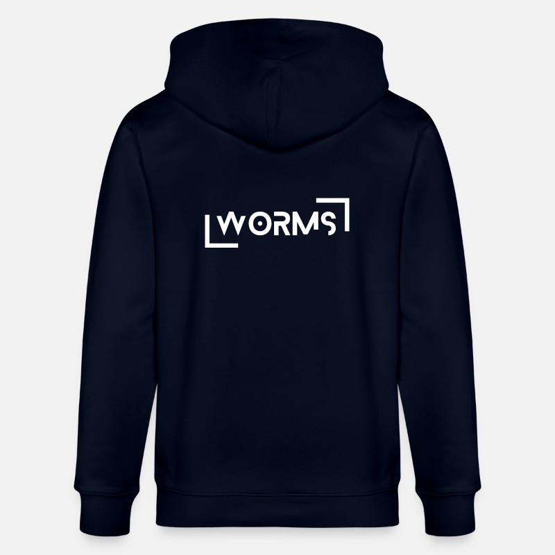 Worms - Stanley/Stella Unisex Bio-Kapuzenjacke CULTIVATOR  - Navy