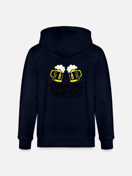 Drinking Squad Bier - Stanley/Stella Unisex Bio-Kapuzenjacke CULTIVATOR - Navy