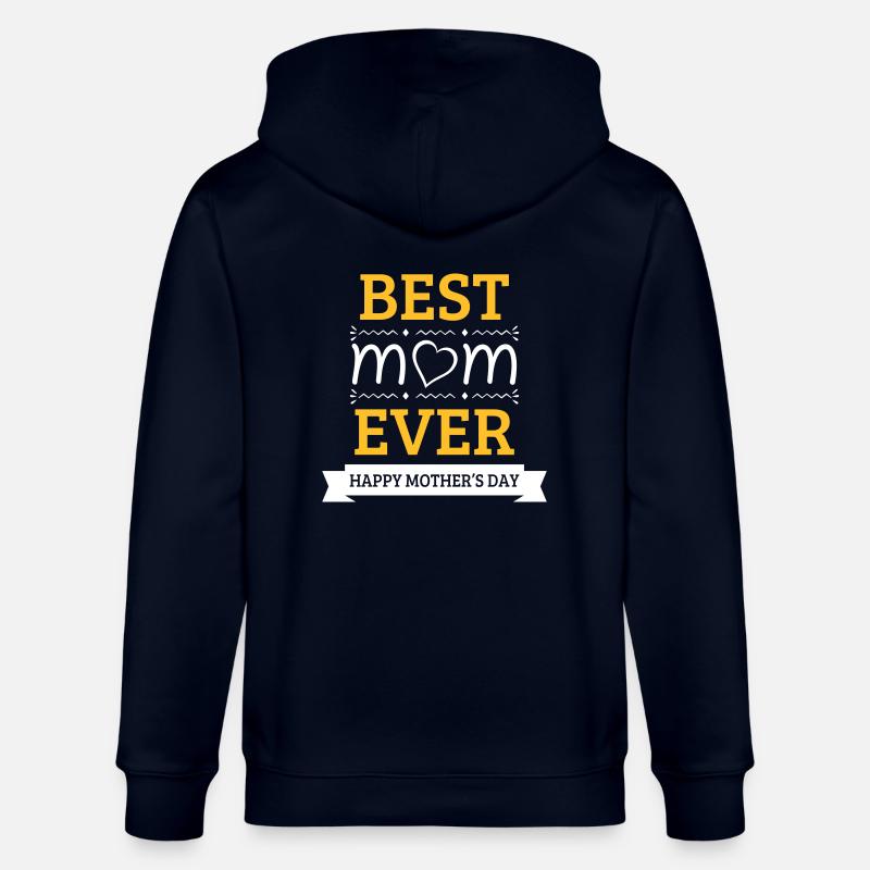 Best Mom Ever - Stanley/Stella Unisex Bio-Kapuzenjacke CULTIVATOR  - Navy