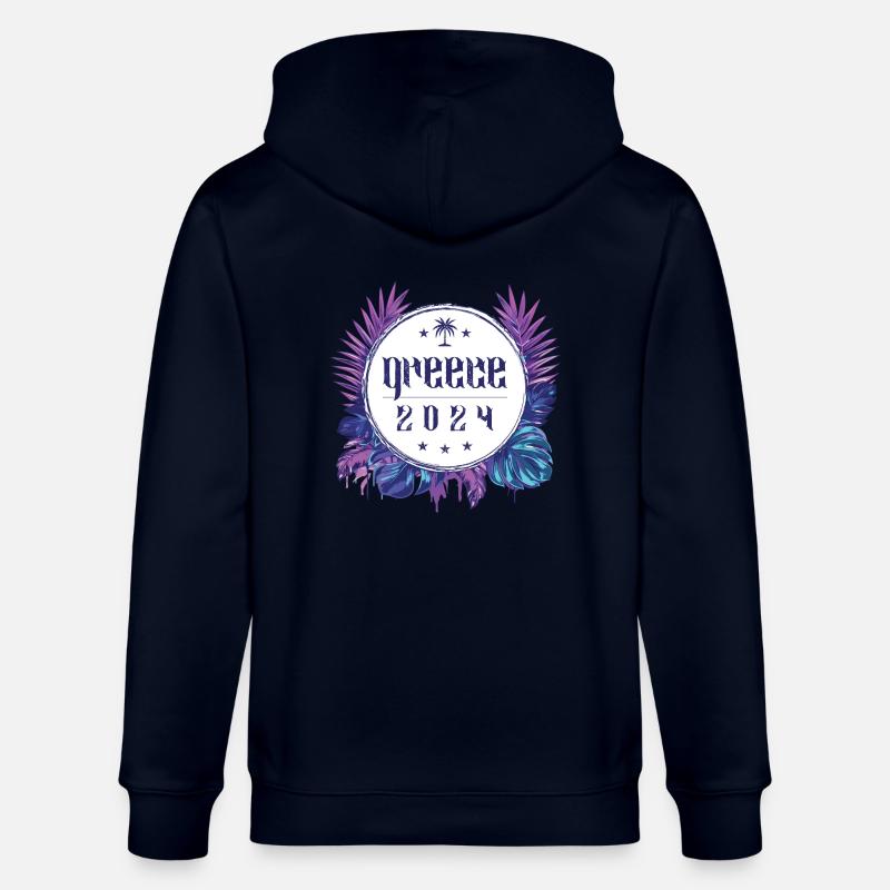 Grèce 2024 - Veste à capuche bio CULTIVATOR Stanley/Stella Unisexe - marine