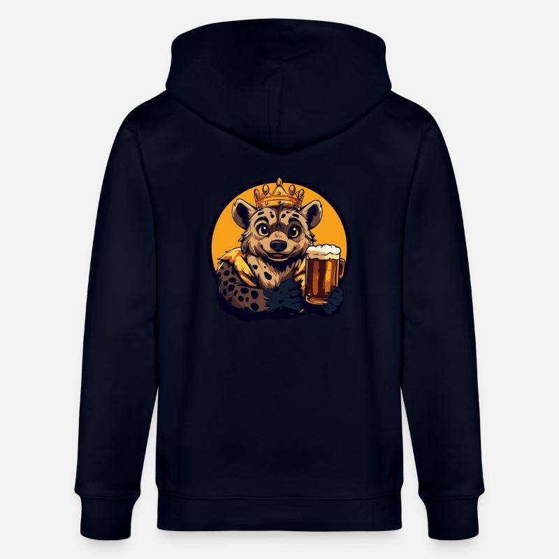 Hyäne Bier Comic - Stanley/Stella Unisex Bio-Kapuzenjacke CULTIVATOR  - Navy